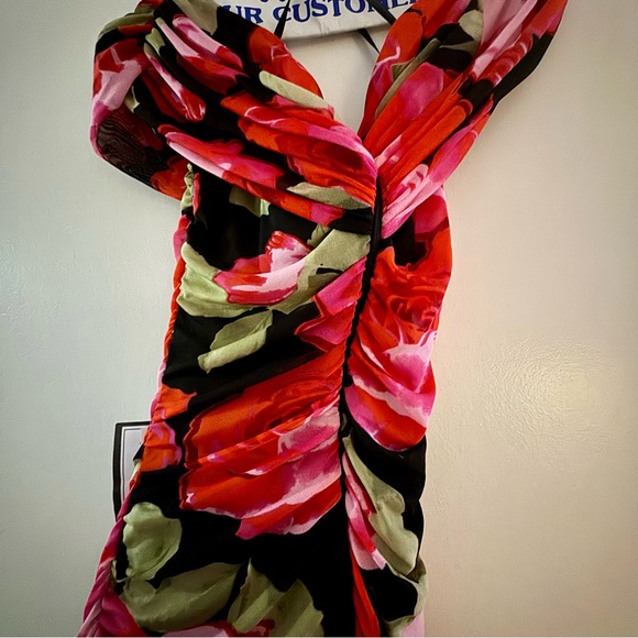 NWT B Darlin Ruched Off-Shoulder Dress - Picture 5 of 6